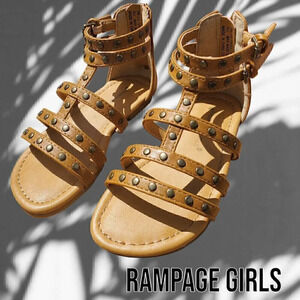 Rampage Girls | Lil Hazel Strappy Sandal | Tan | NIB